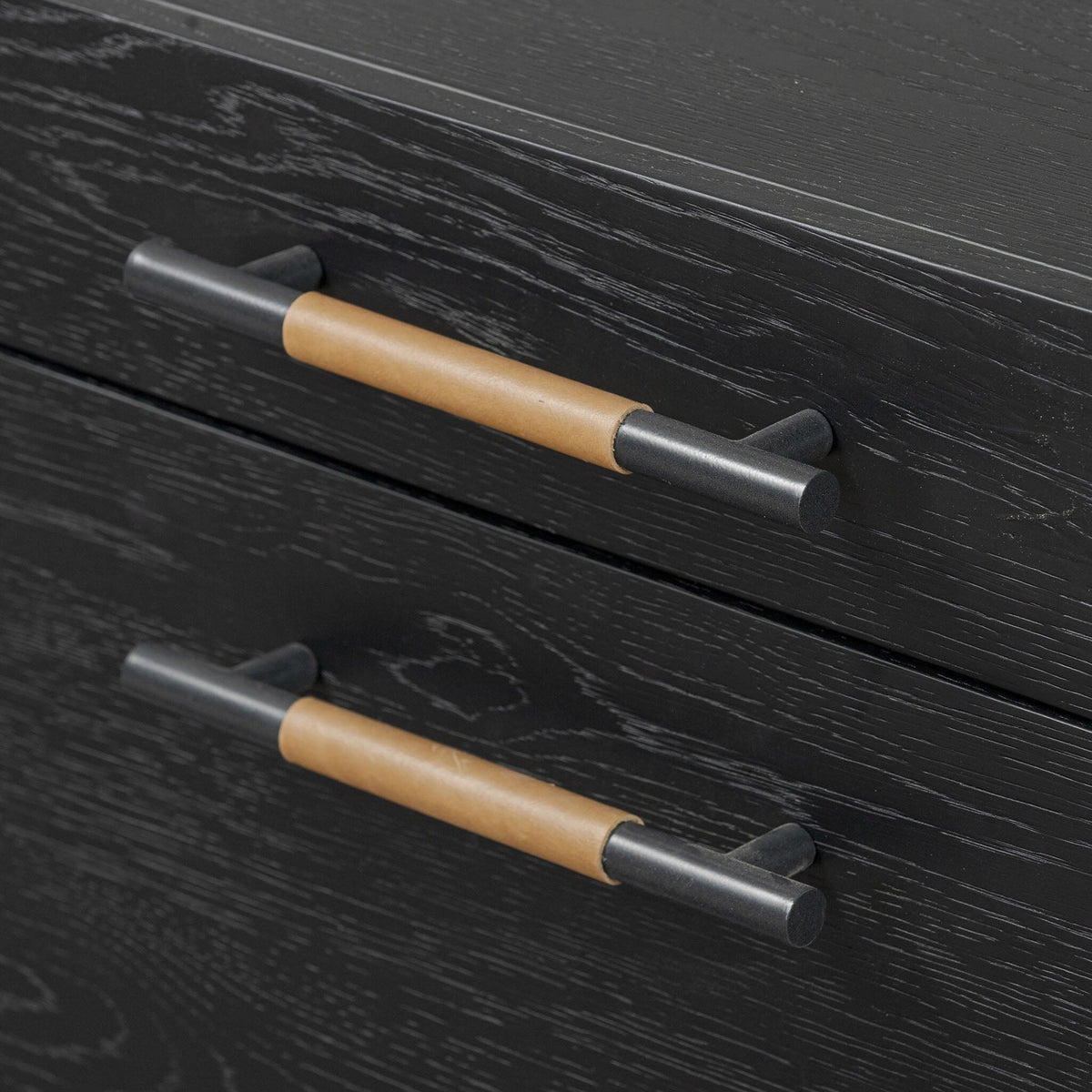 Rosedale Executive Desk - Ebony Oak Veneer