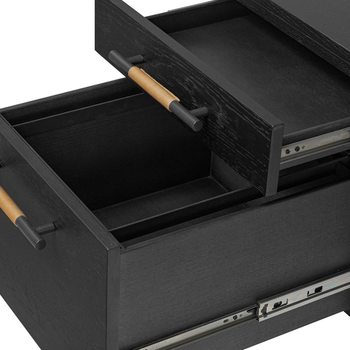 Rosedale Executive Desk - Ebony Oak Veneer