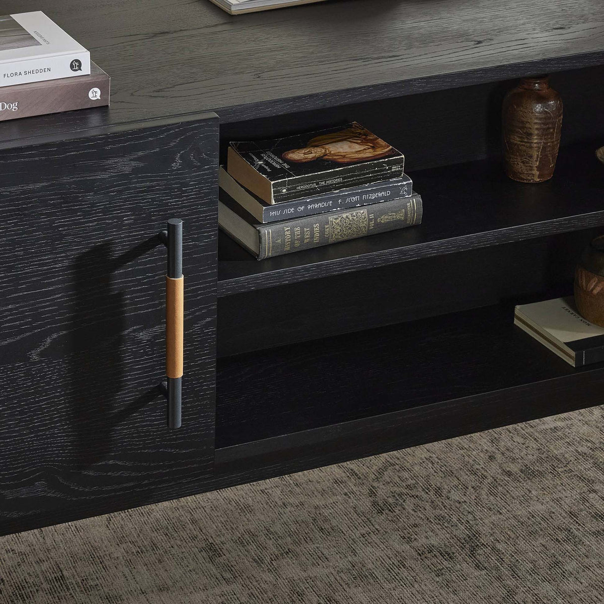 Rosedale Executive Desk - Ebony Oak Veneer