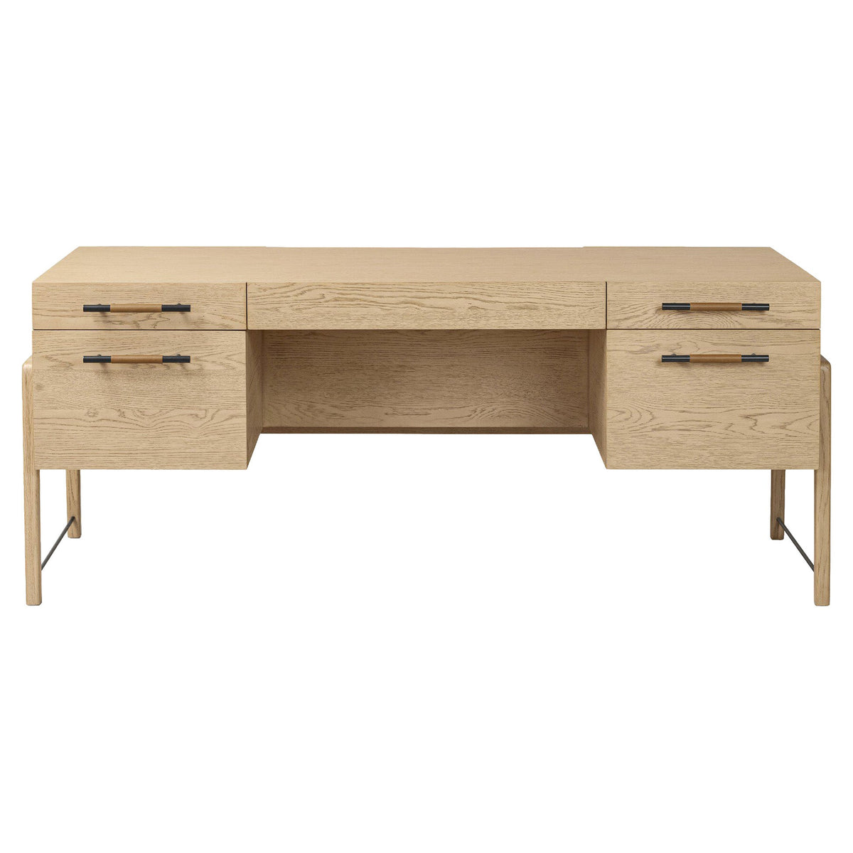 Rosedale Executive Desk - Yucca Oak Veneer