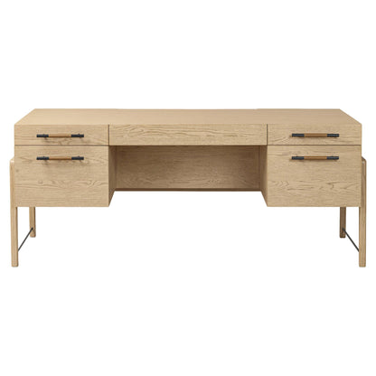 Rosedale Executive Desk - Yucca Oak Veneer
