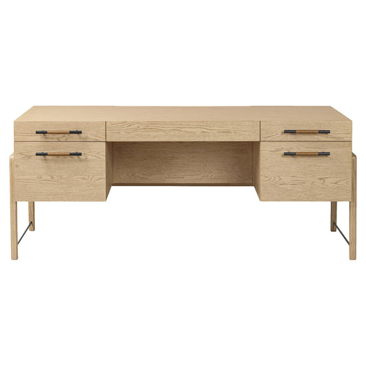 Rosedale Executive Desk - Yucca Oak Veneer