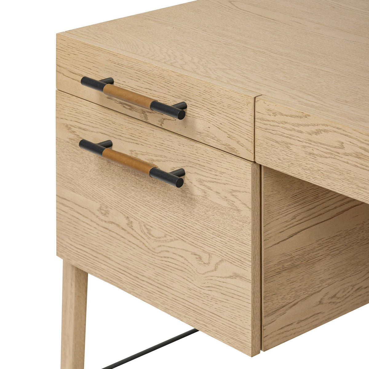 Rosedale Executive Desk - Yucca Oak Veneer