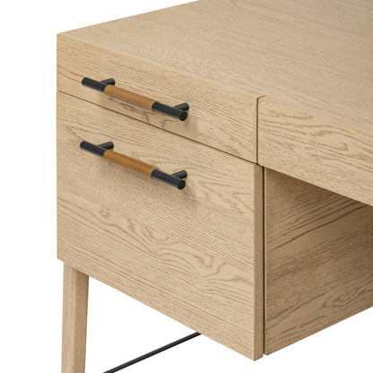 Rosedale Executive Desk - Yucca Oak Veneer