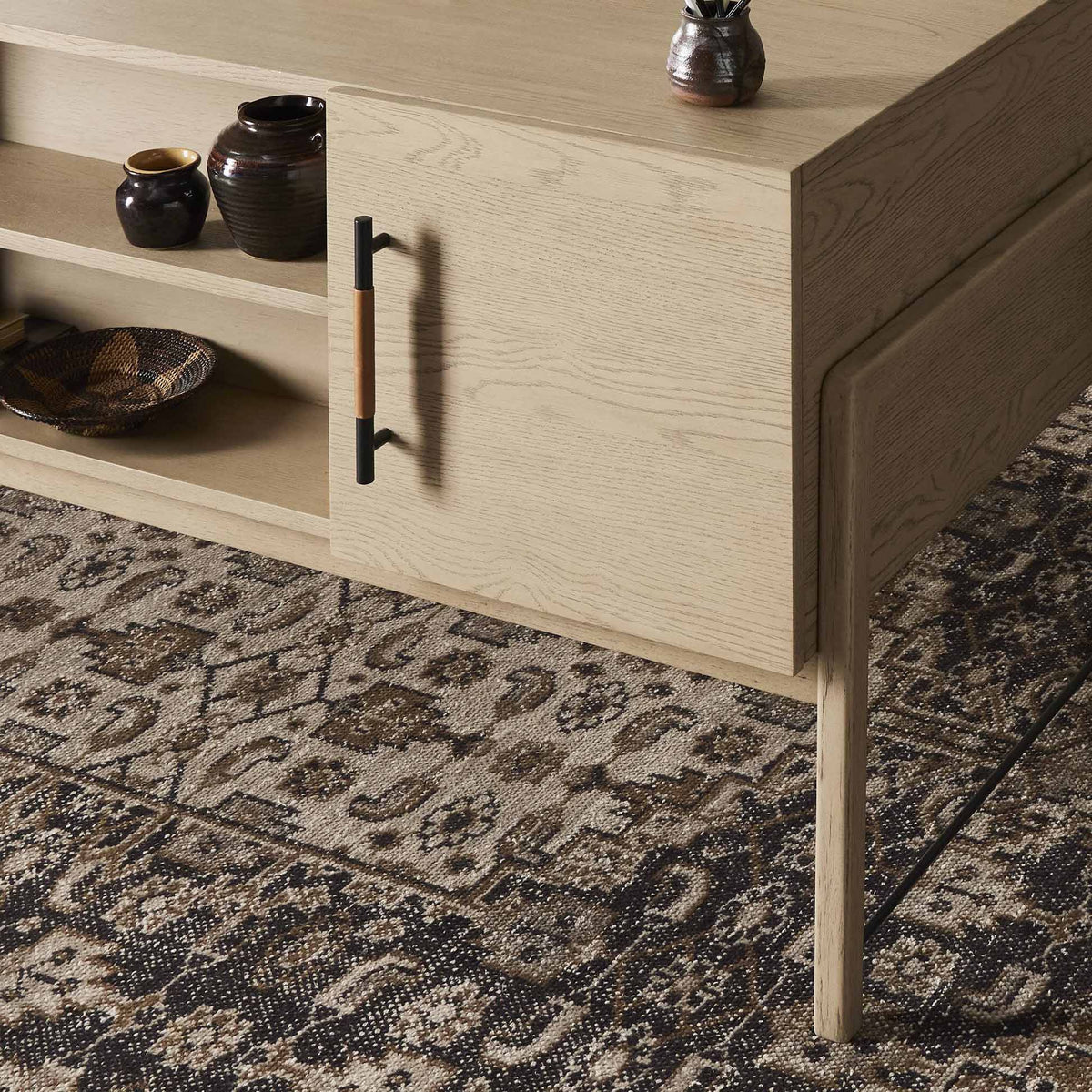Rosedale Executive Desk - Yucca Oak Veneer