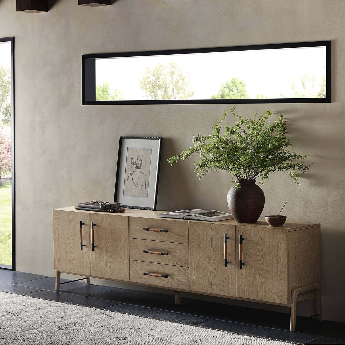 Rosedale Media Console - Chaps Sand
