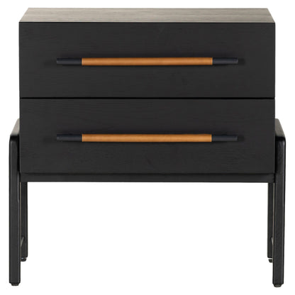 Rosedale Nightstand - Ebony Oak Veneer