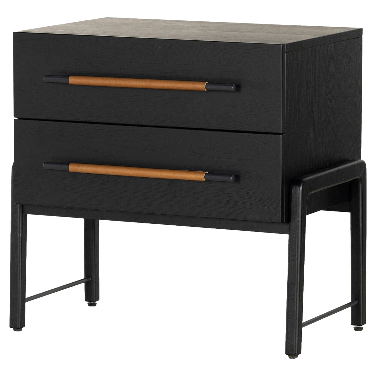 Rosedale Nightstand - Ebony Oak Veneer