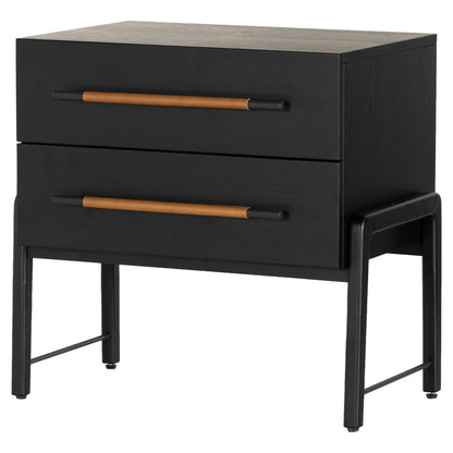 Rosedale Nightstand - Ebony Oak Veneer