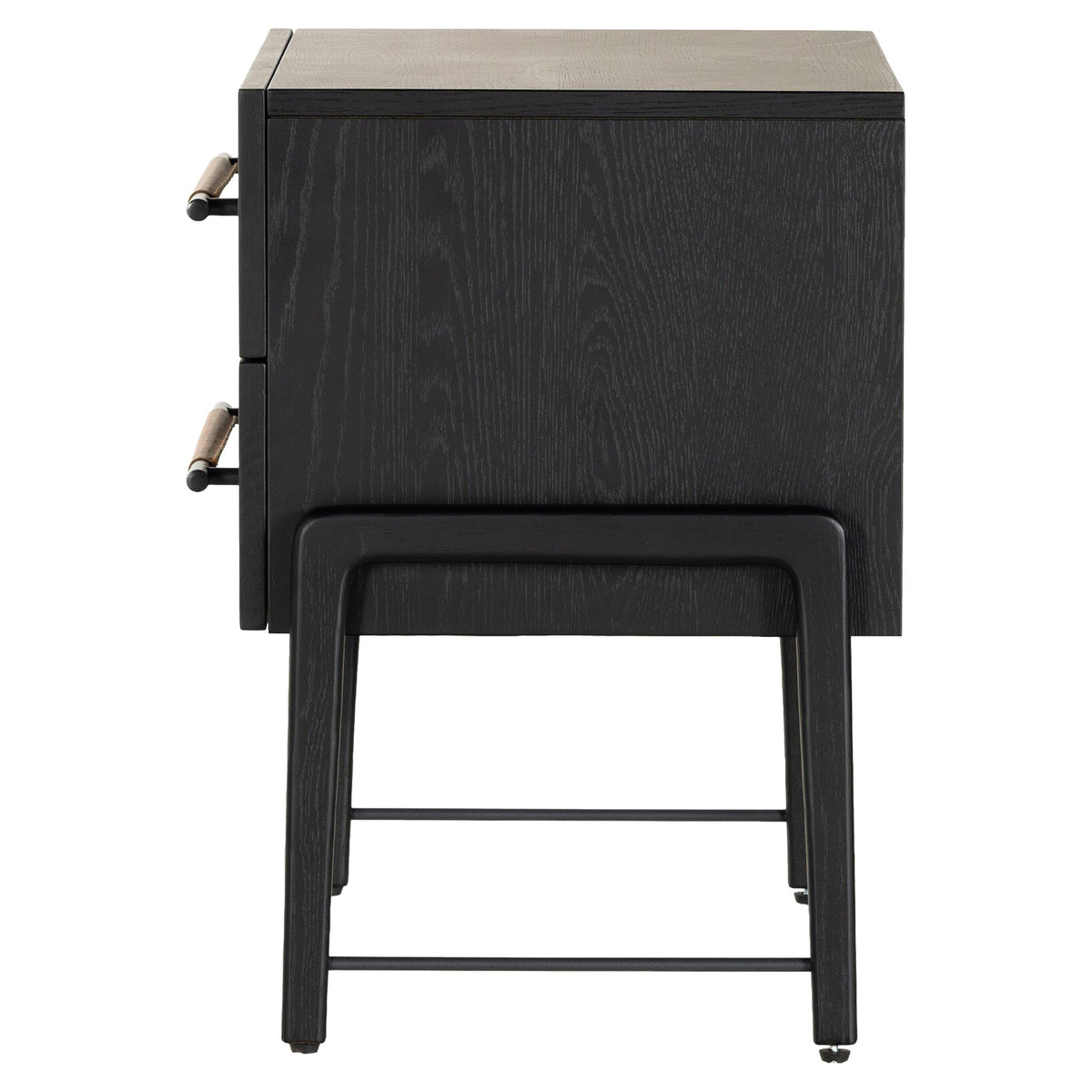 Rosedale Nightstand - Ebony Oak Veneer