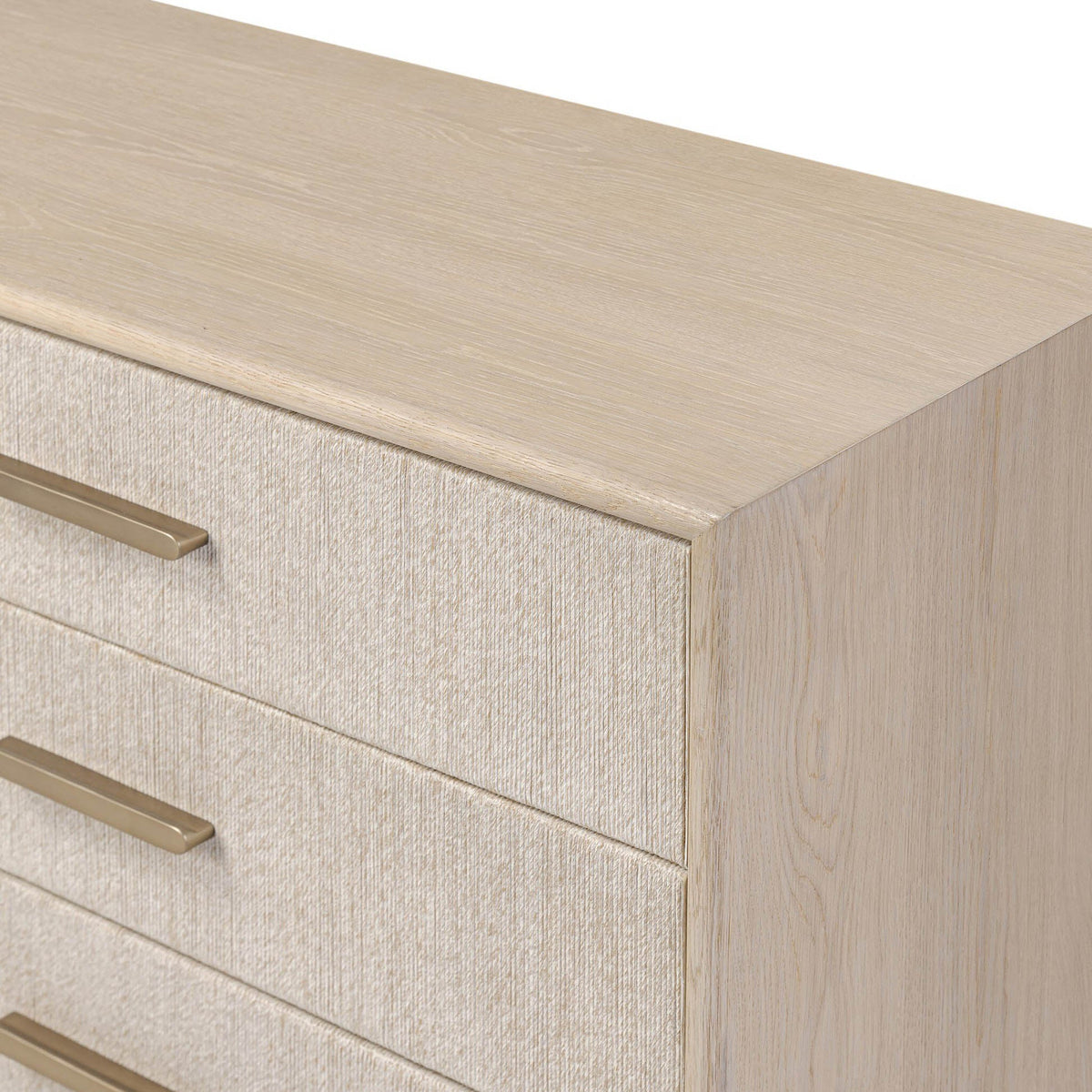 Rosenell 6 Drawer Dresser - Natural Paper Cord
