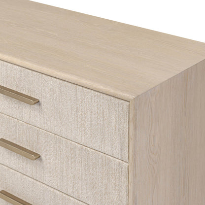 Rosenell 6 Drawer Dresser - Natural Paper Cord