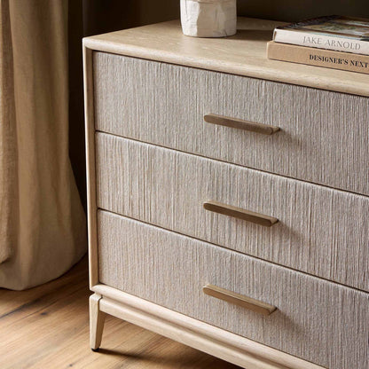 Rosenell 6 Drawer Dresser - Natural Paper Cord