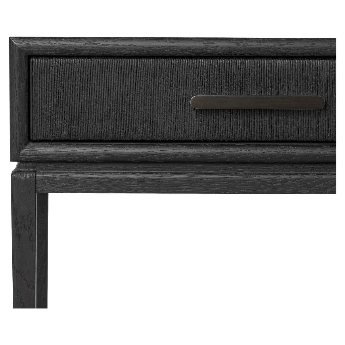 Rosenell Console Table - Black Oak Solid