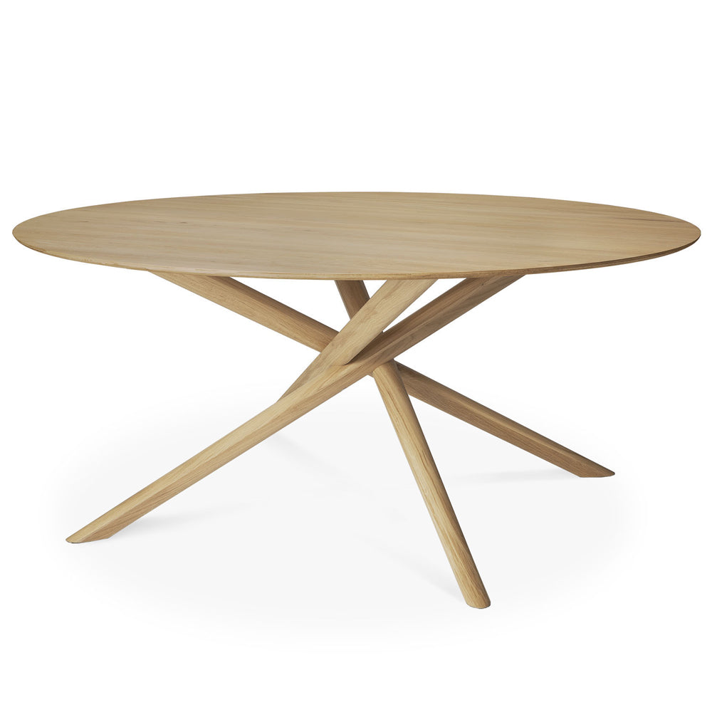 Mikado Round Dining Table - Oak
