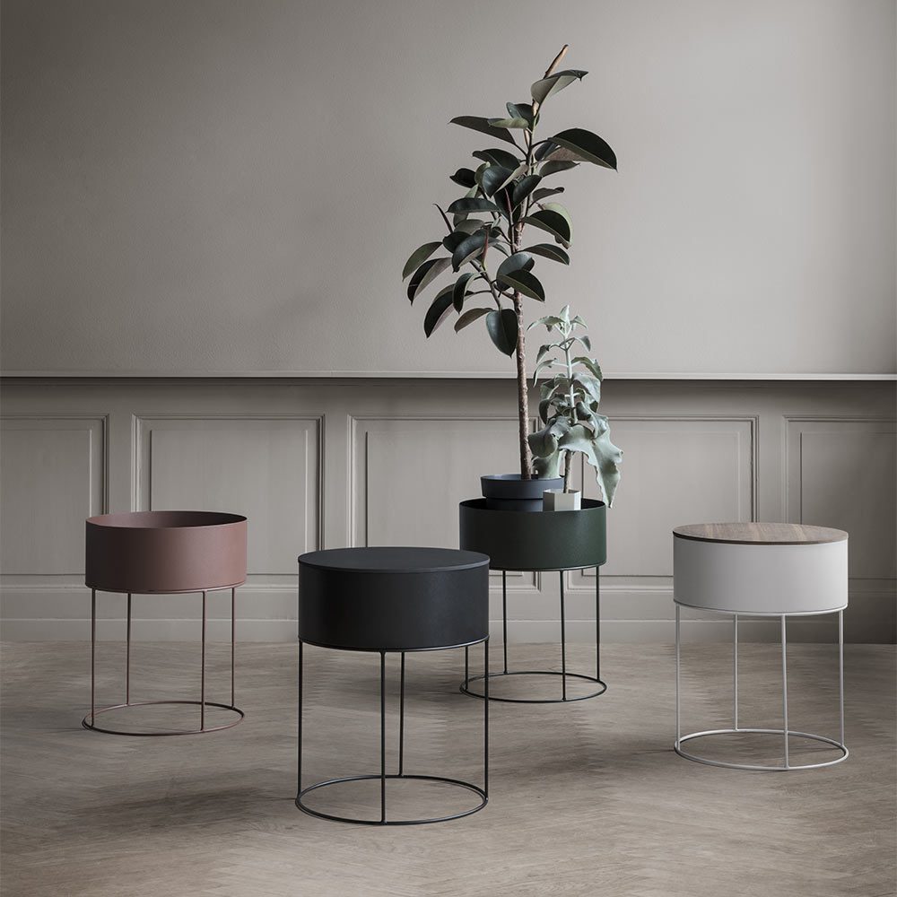 Round Plant Box - Cashmere