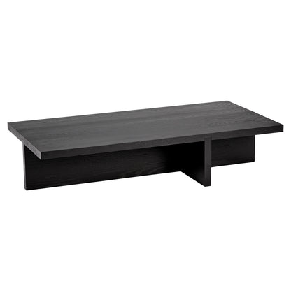 Rudolph Rectangular Coffee Table - Black Oak