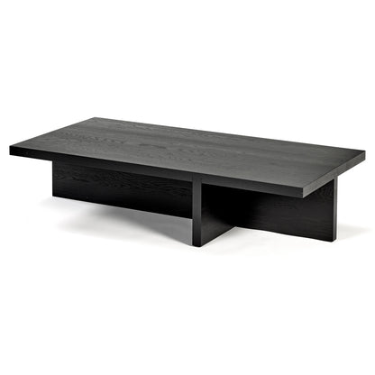 Rudolph Rectangular Coffee Table - Black Oak