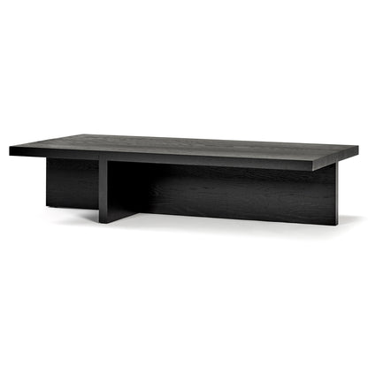 Rudolph Rectangular Coffee Table - Black Oak