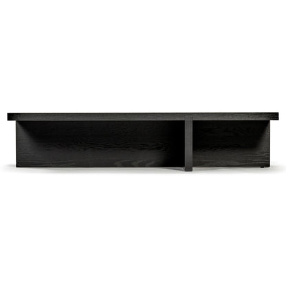 Rudolph Rectangular Coffee Table - Black Oak