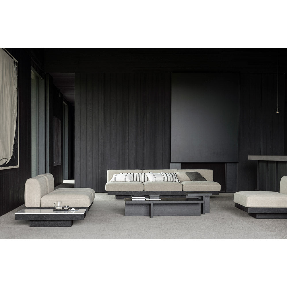 Rudolph Rectangular Coffee Table - Black Oak