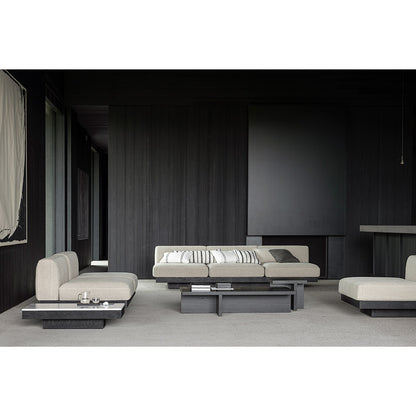 Rudolph Rectangular Coffee Table - Black Oak