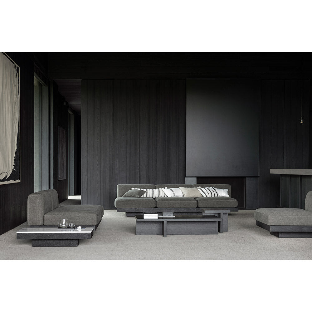 Rudolph Rectangular Coffee Table - Black Oak