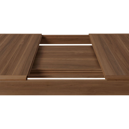S-Table Rectangular Extendable Dining Table - American Walnut
