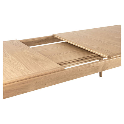 S-Table Rectangular Extendable Dining Table - Oak
