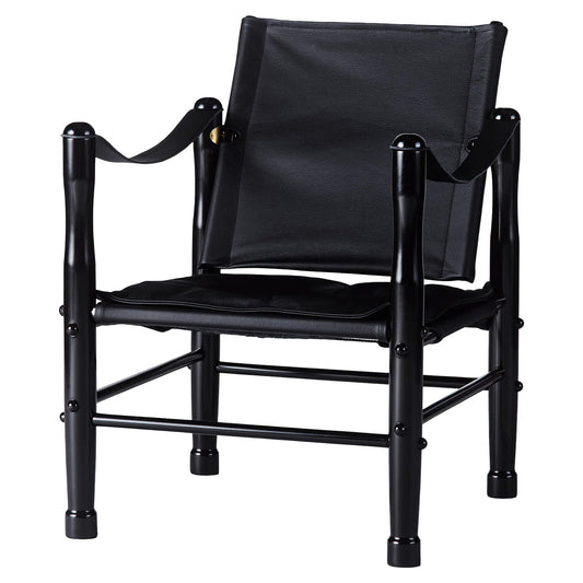 Safari Chair - Black, High Gloss Beech