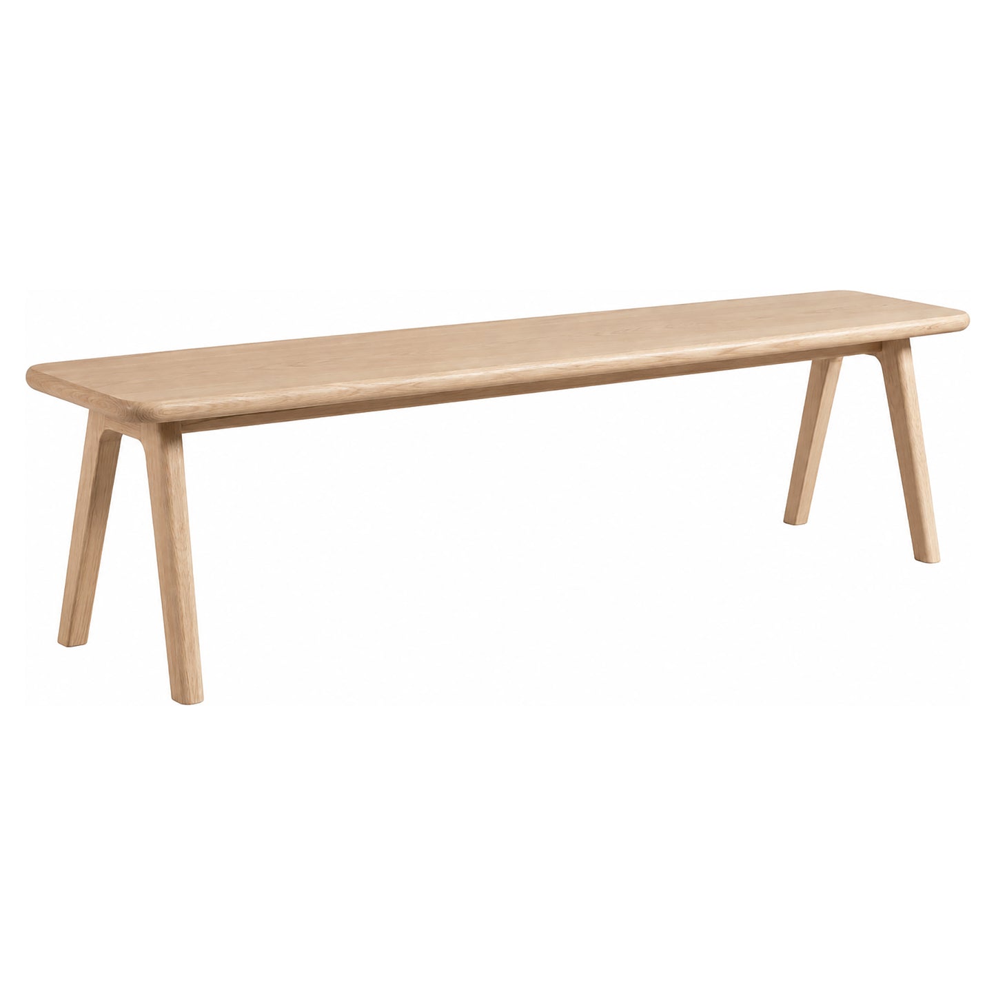 Sage Backless Bench - Oak