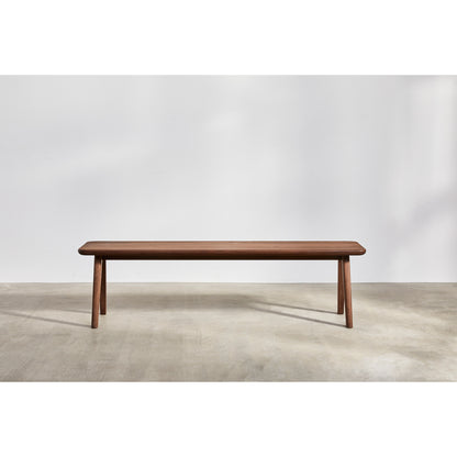 Sage Backless Bench - Walnut