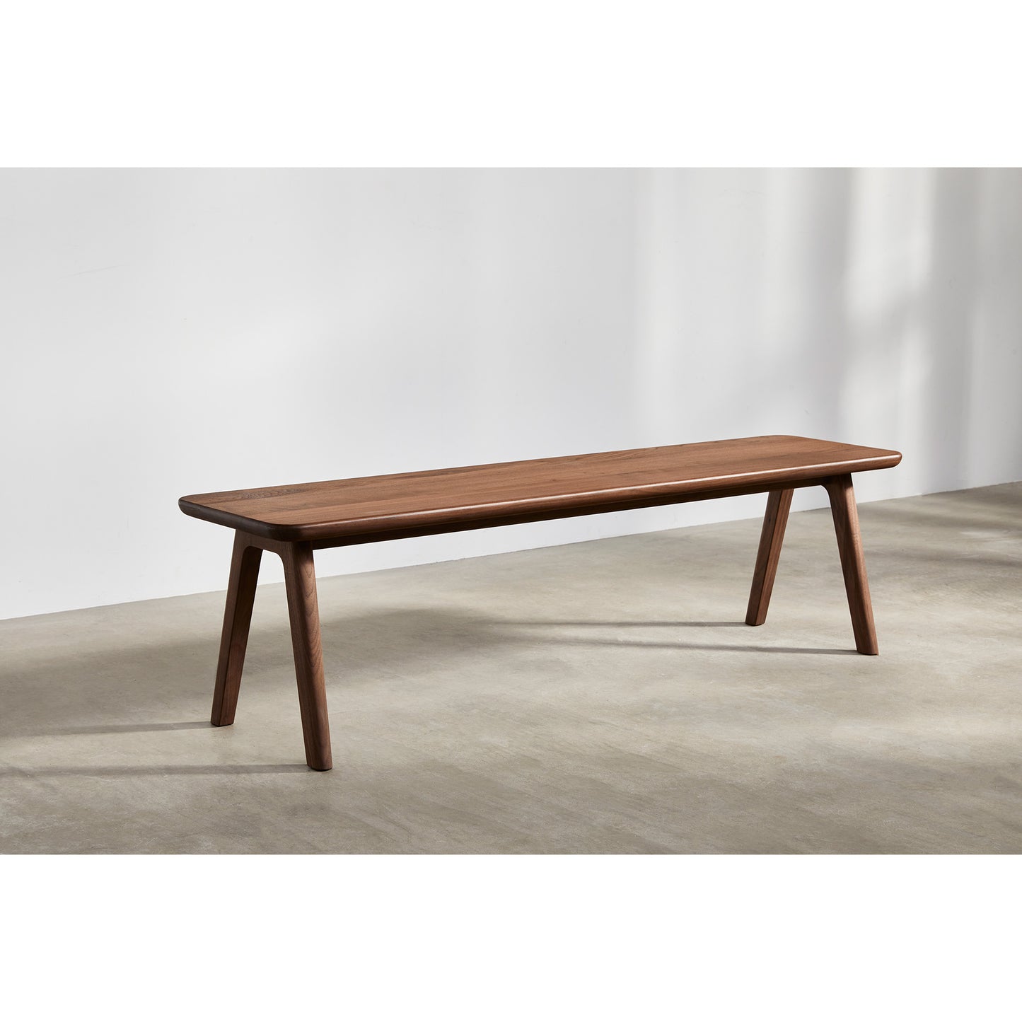 Sage Backless Bench - Walnut