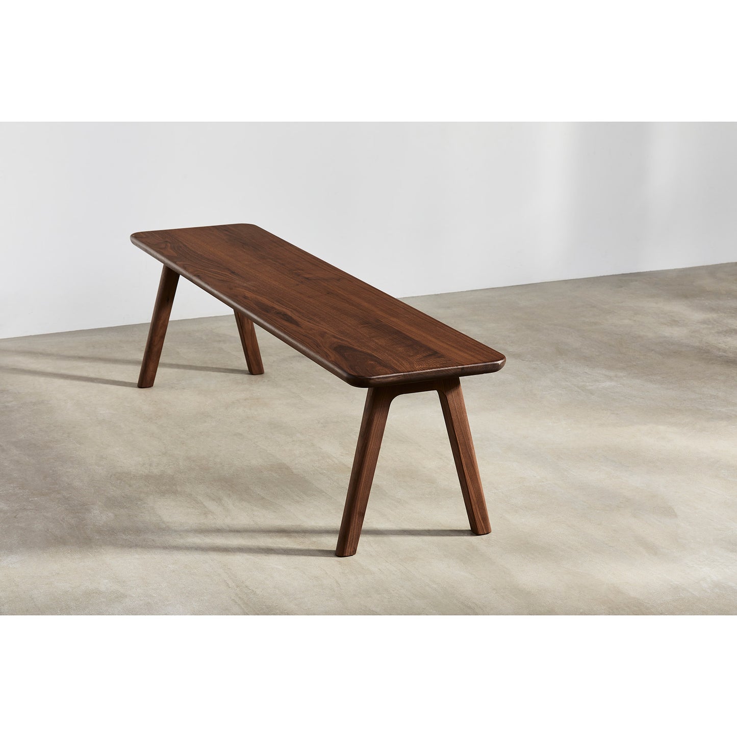 Sage Backless Bench - Walnut