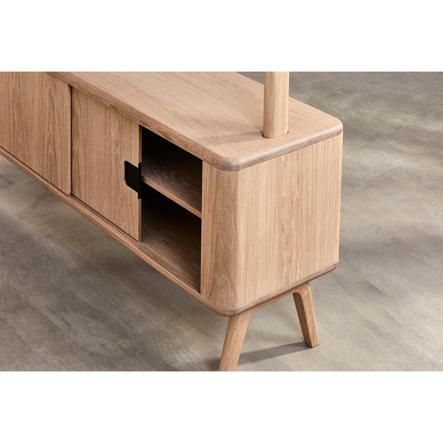Sage Credenza With Shelves - Oak