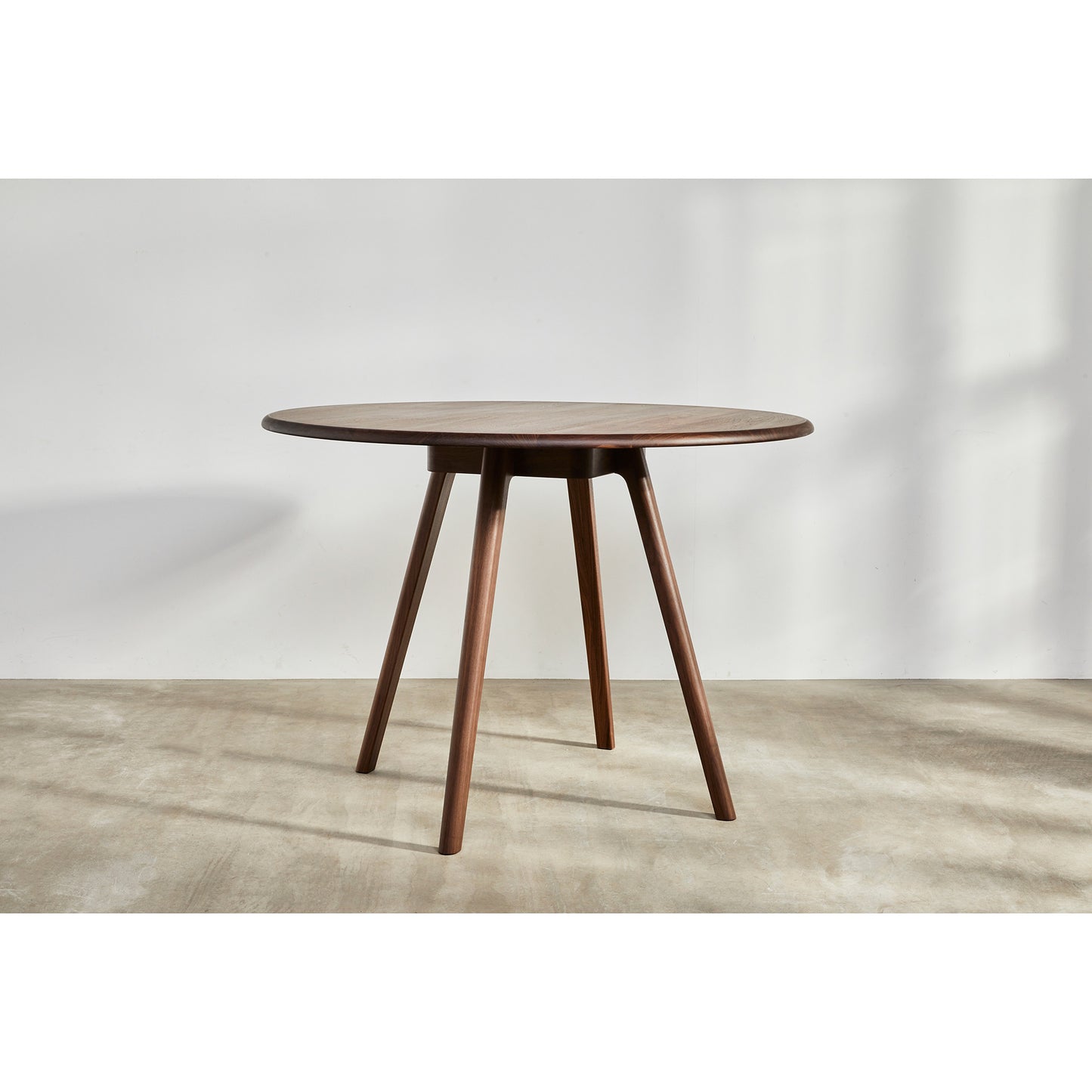 Sage High Round  Huddle Table - Walnut