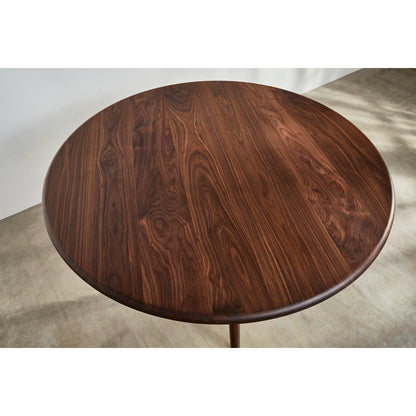 Sage High Round  Huddle Table - Walnut