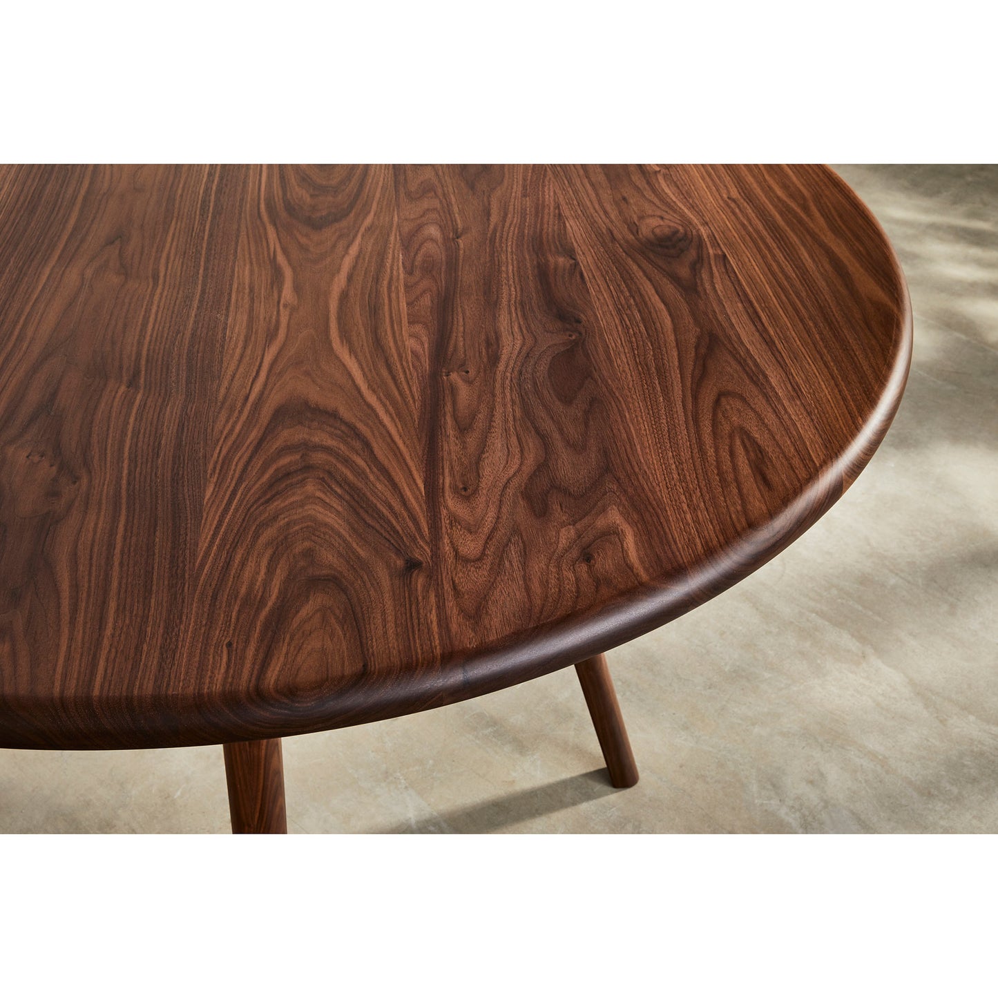 Sage High Round  Huddle Table - Walnut