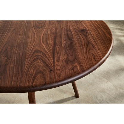 Sage High Round  Huddle Table - Walnut