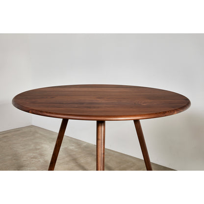 Sage High Round  Huddle Table - Walnut