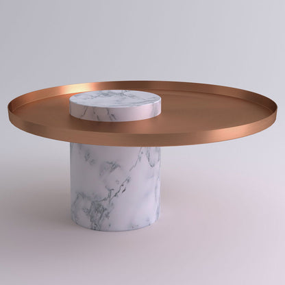 Salute Low Coffee Table - Copper