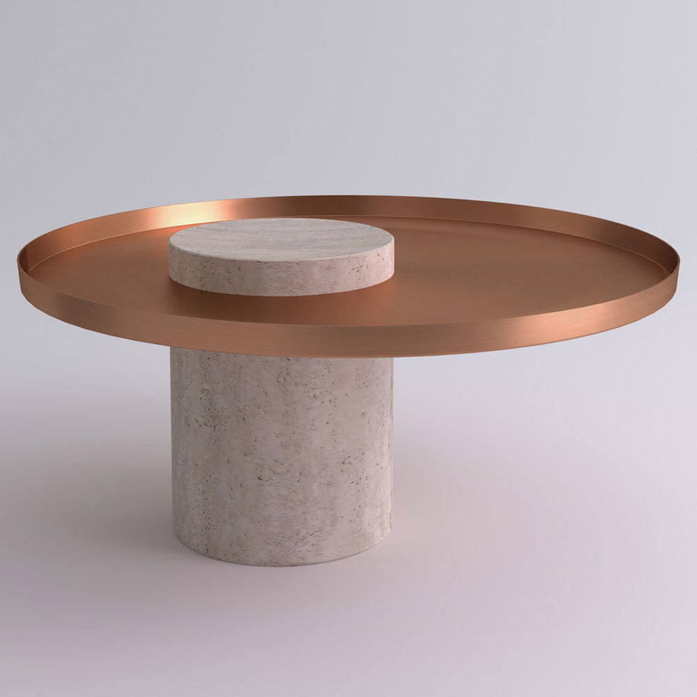 Salute Low Coffee Table - Copper