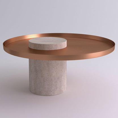 Salute Low Coffee Table - Copper