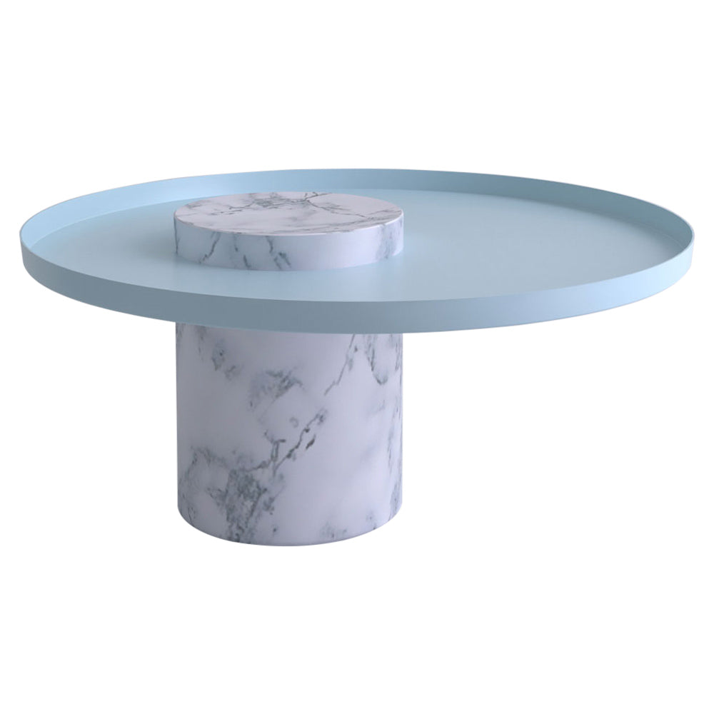 Salute Low Coffee Table - Light Blue
