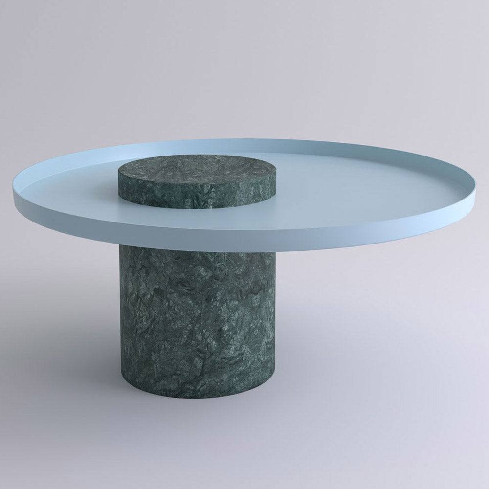 Salute Low Coffee Table - Light Blue