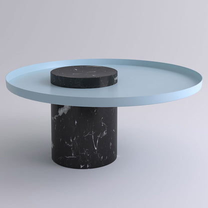 Salute Low Coffee Table - Light Blue