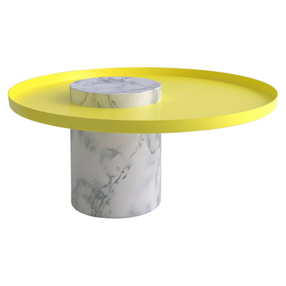Salute Low Coffee Table - Yellow