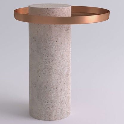 Salute Tall Coffee Table - Copper