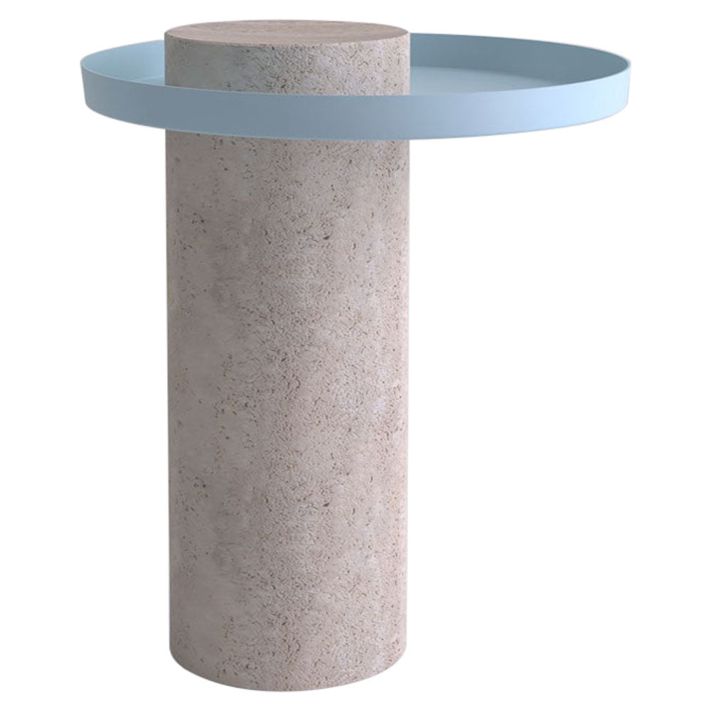 Salute Tall Coffee Table - Light Blue