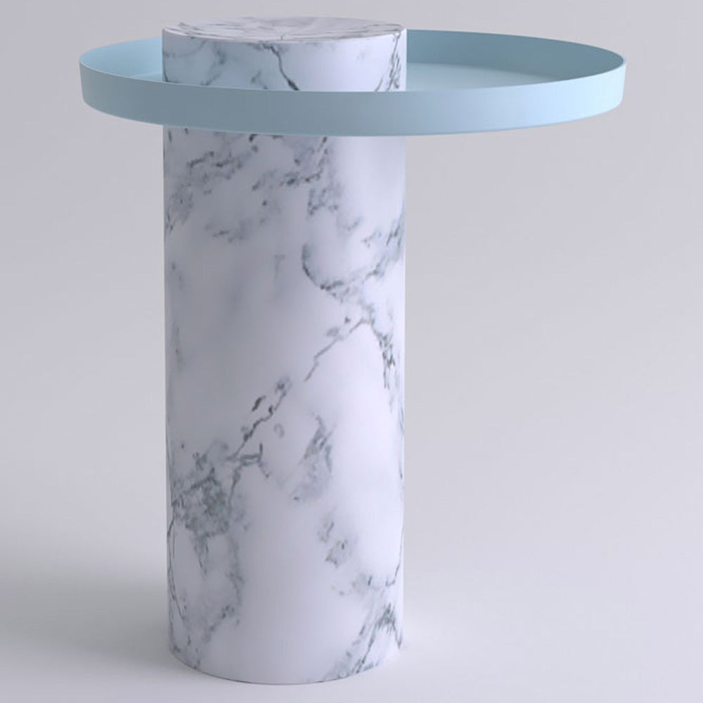 Salute Tall Coffee Table - Light Blue